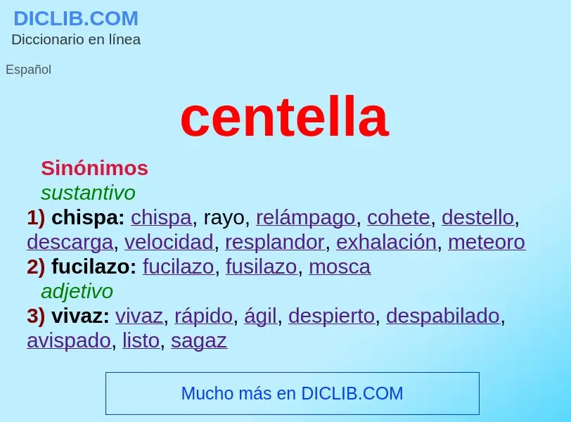 Wat is centella - definition