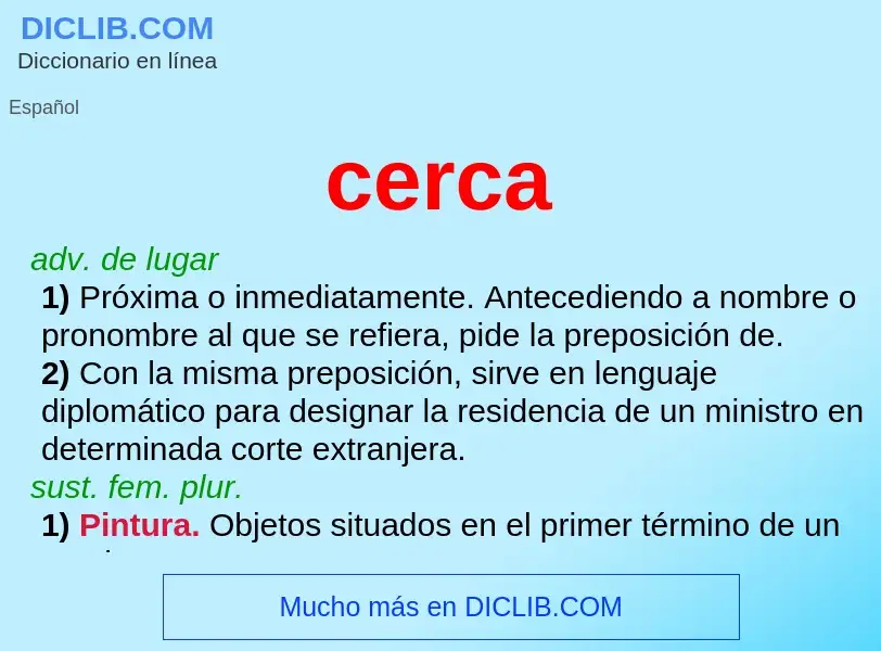 What is cerca - definition