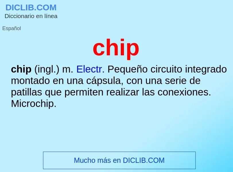 Che cos'è chip - definizione