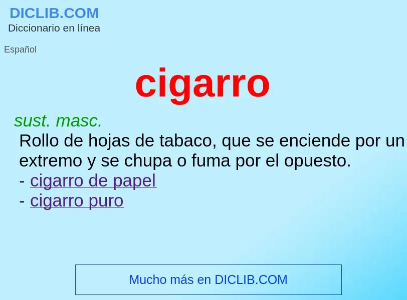 O que é cigarro - definição, significado, conceito