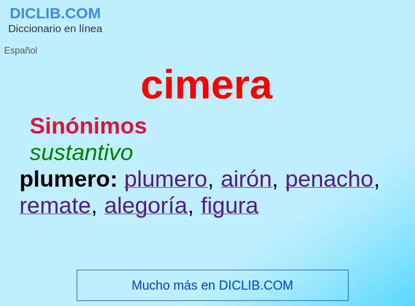 What is cimera - definition