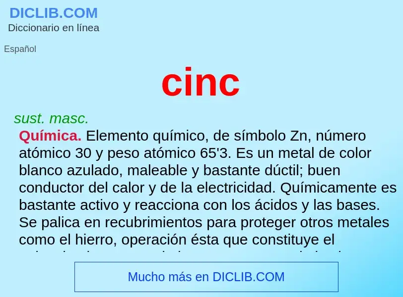 What is cinc - meaning and definition