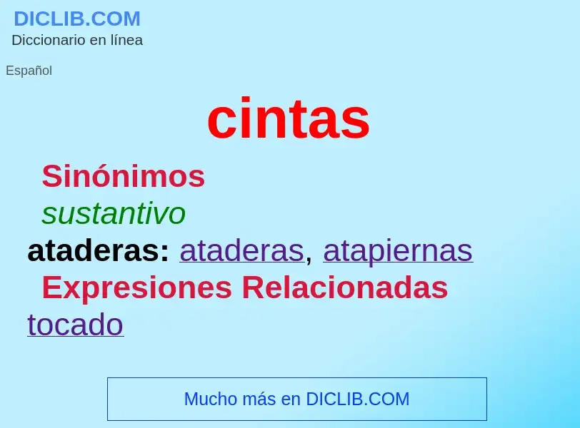 Wat is cintas - definition