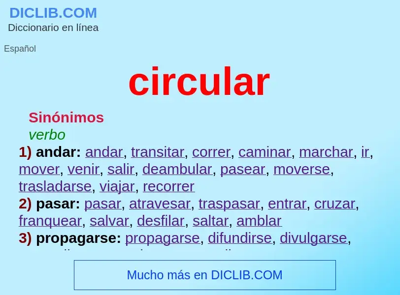 What is circular - definition