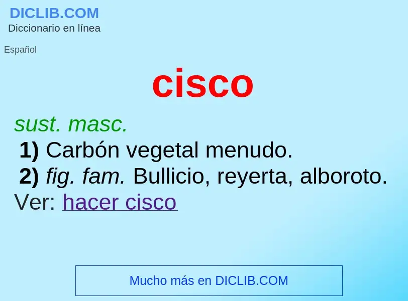 O que é cisco - definição, significado, conceito