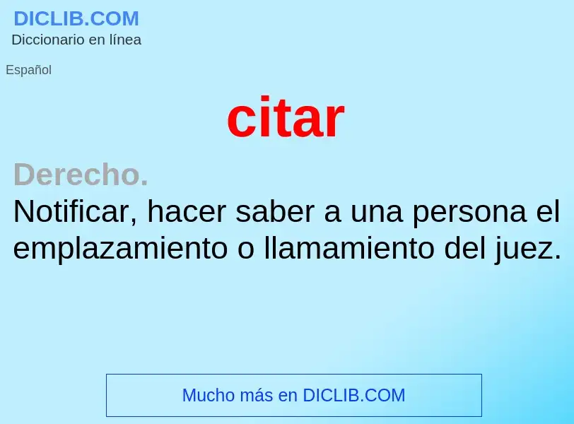 Wat is citar - definition