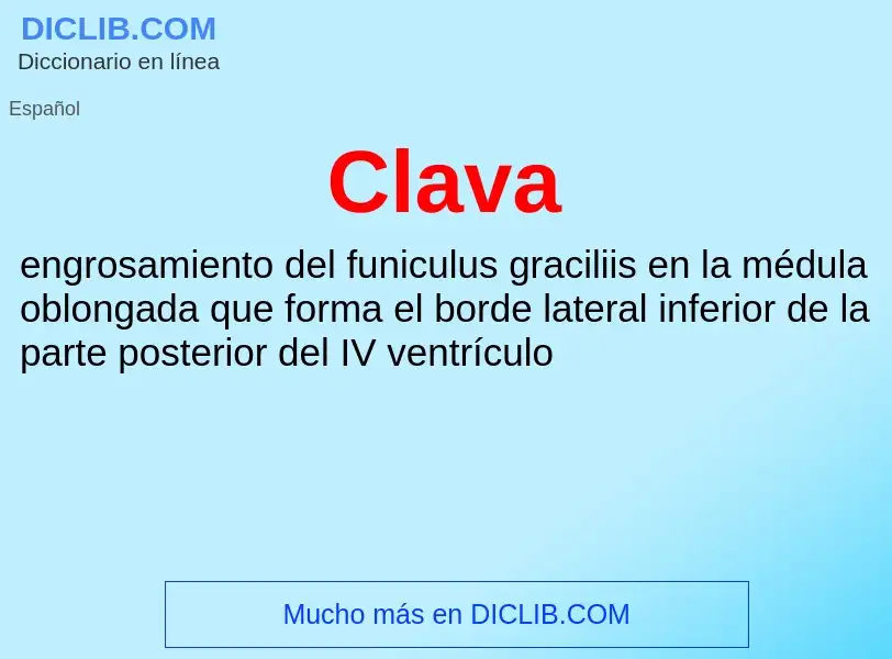 Wat is Clava - definition