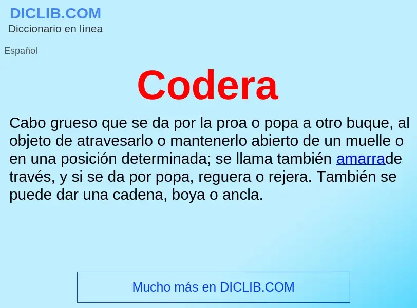 What is Codera - definition