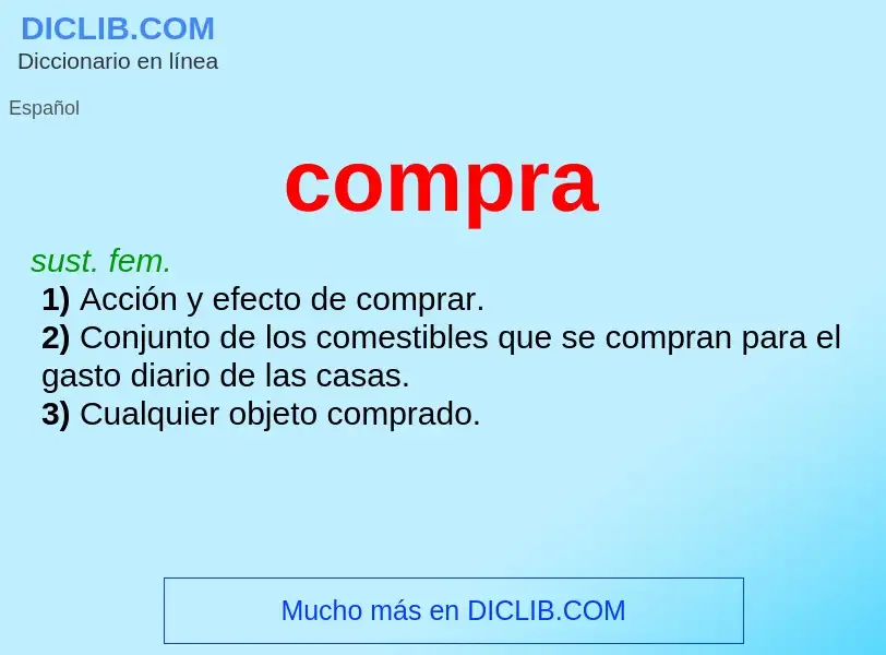 O que é compra - definição, significado, conceito