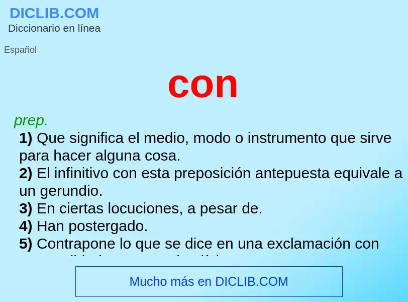 O que é con - definição, significado, conceito