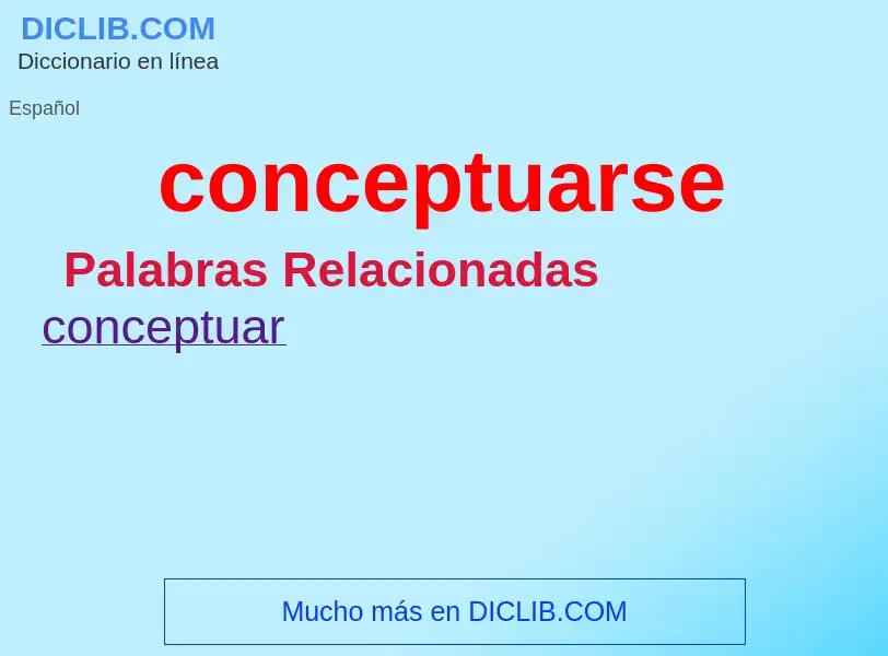 What is conceptuarse - definition