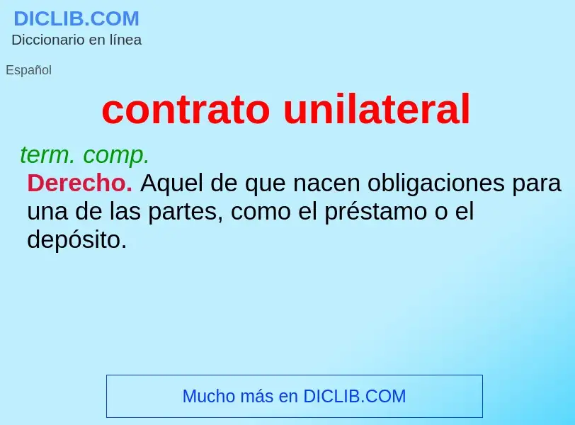 O que é contrato unilateral - definição, significado, conceito