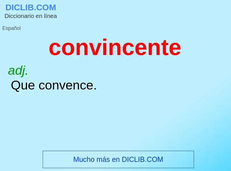 Wat is convincente - definition