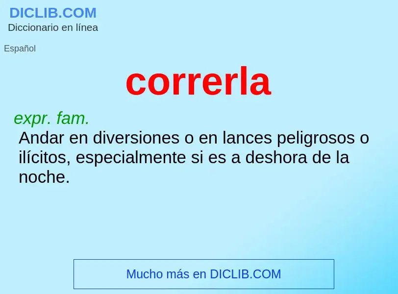 Wat is correrla - definition