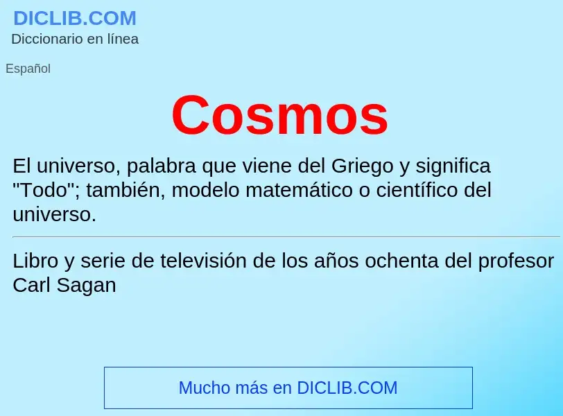 What is Cosmos - definition