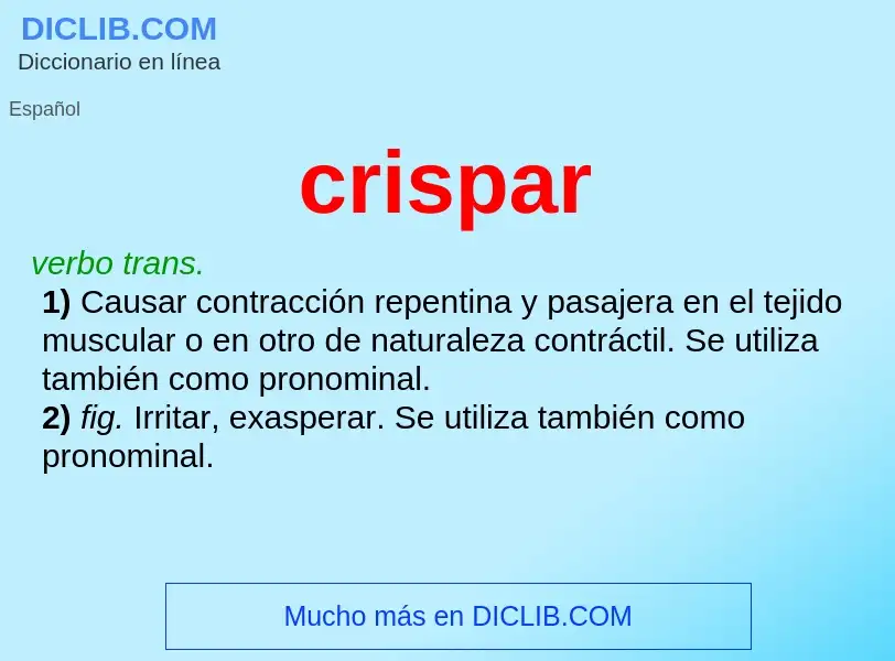 What is crispar - definition