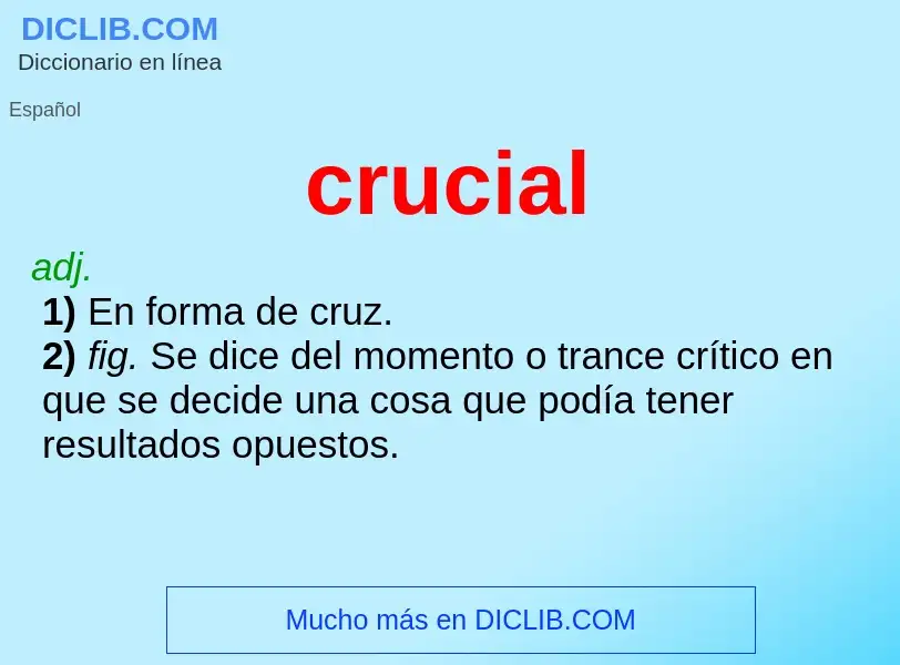 O que é crucial - definição, significado, conceito