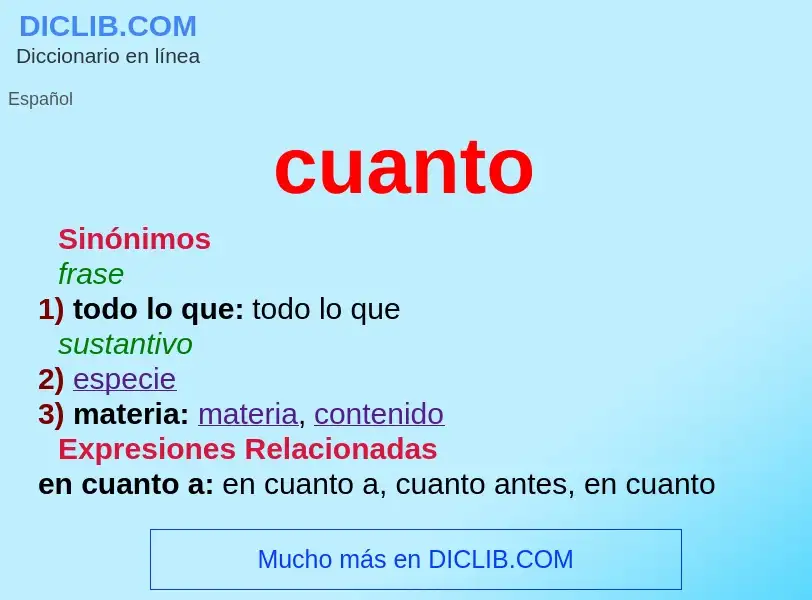 Wat is cuanto - definition