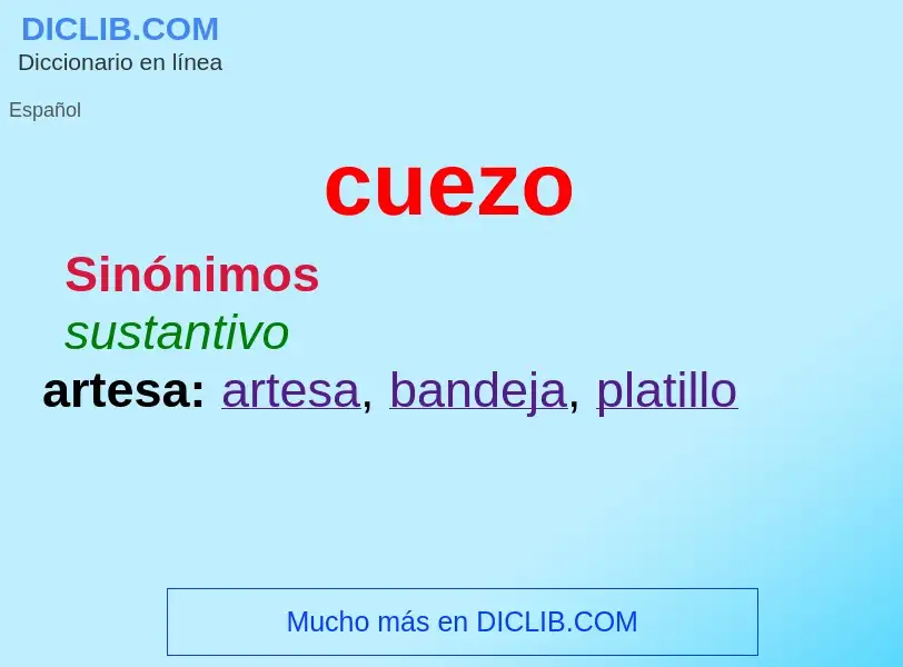 What is cuezo - definition