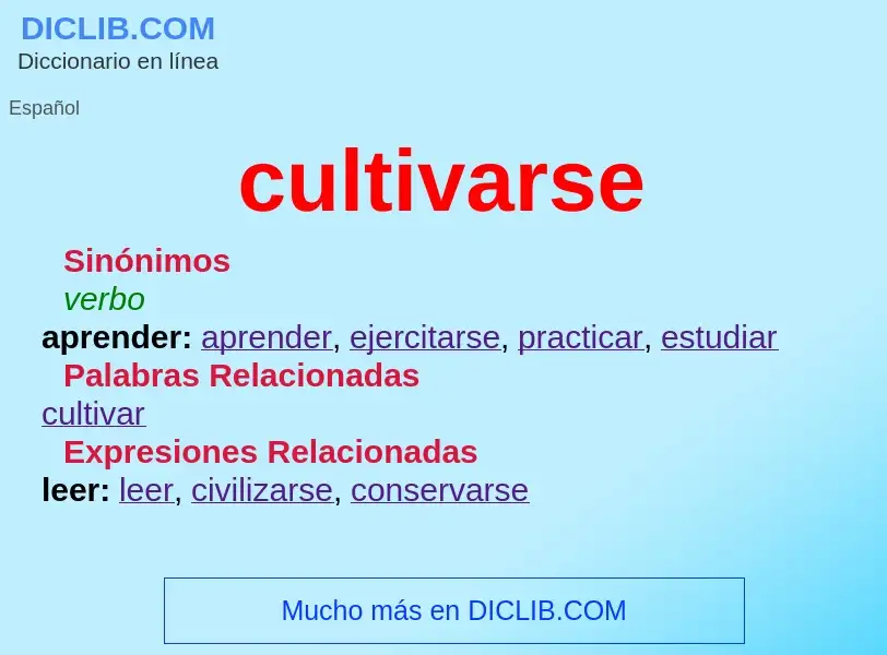 Wat is cultivarse - definition