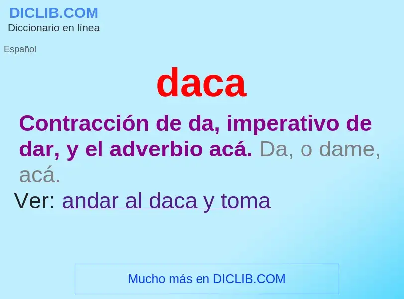 What is daca - meaning and definition