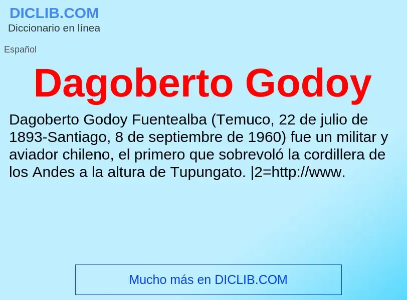 Что такое Dagoberto Godoy - определение