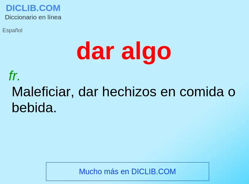 O que é dar algo - definição, significado, conceito