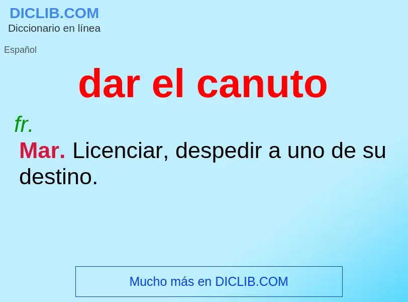 What is dar el canuto - definition