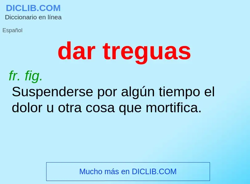 O que é dar treguas - definição, significado, conceito