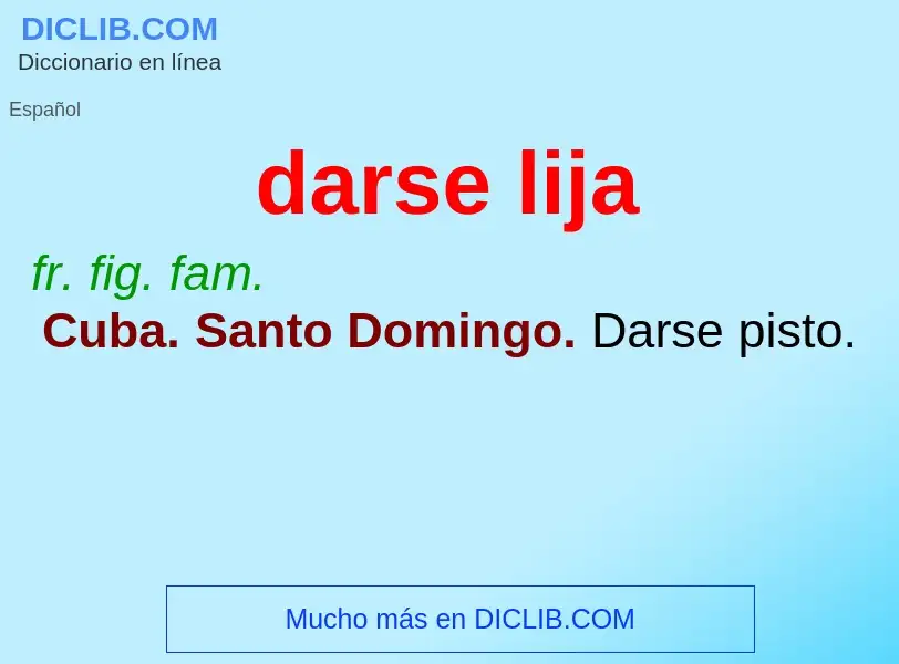 What is darse lija - definition