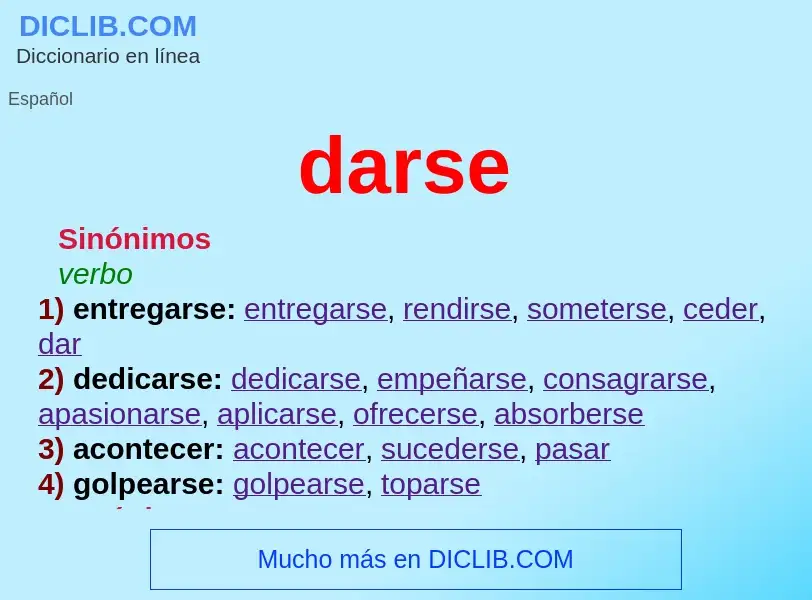 What is darse - definition