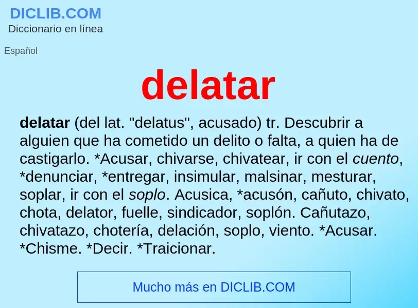 Wat is delatar - definition