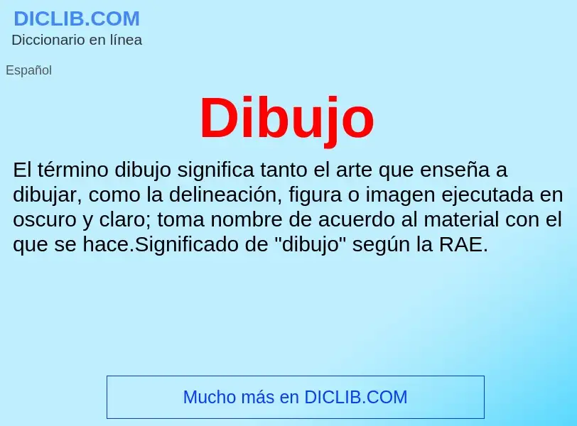 Wat is Dibujo - definition