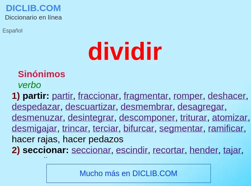 Wat is dividir - definition