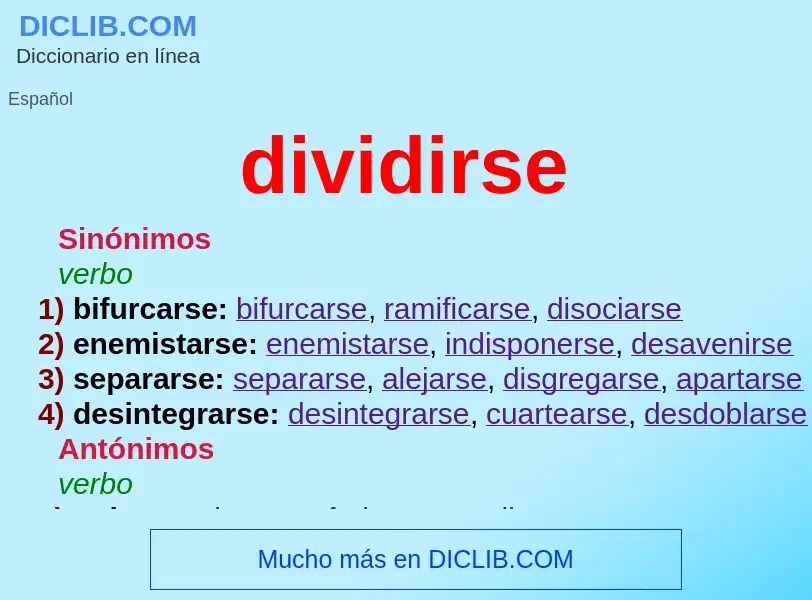 Wat is dividirse - definition