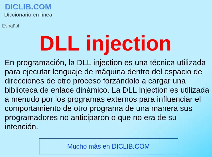 Qu'est-ce que DLL injection - définition