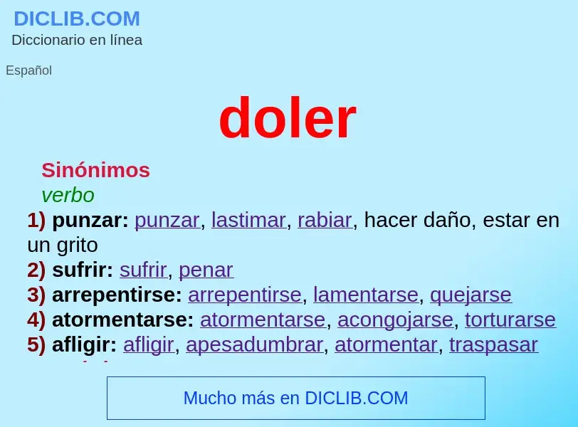 Wat is doler - definition