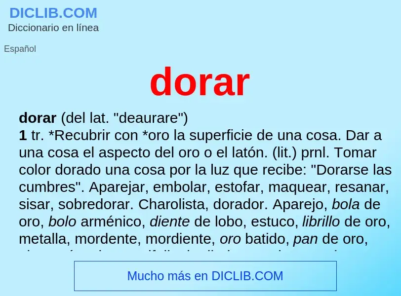 What is dorar - meaning and definition