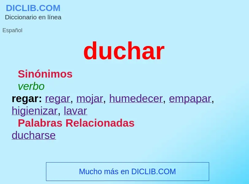 Wat is duchar - definition