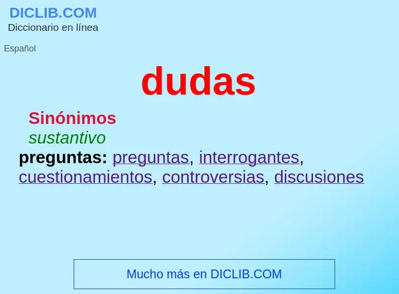 Wat is dudas - definition