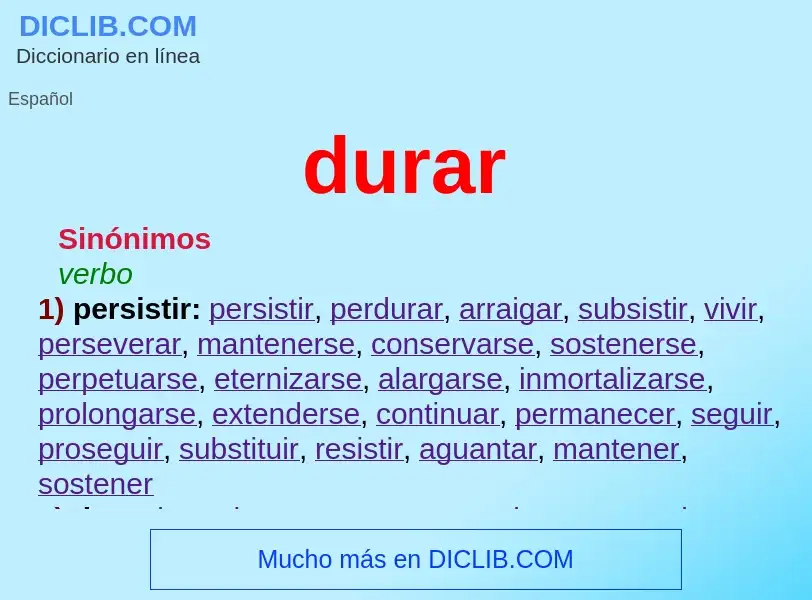 What is durar - definition