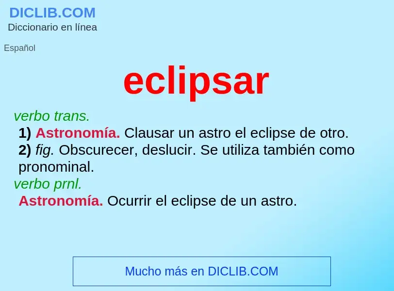 Wat is eclipsar - definition