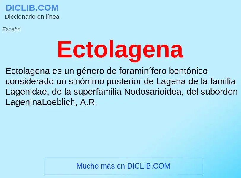 What is Ectolagena - meaning and definition