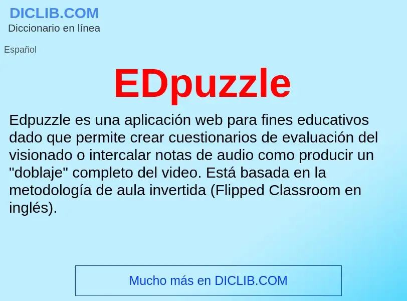 Τι είναι EDpuzzle - ορισμός