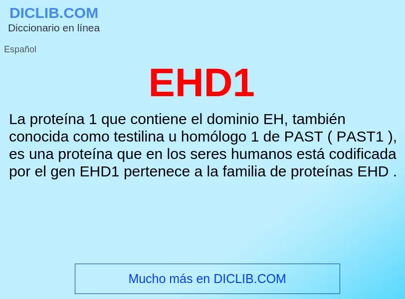 Wat is EHD1 - definition