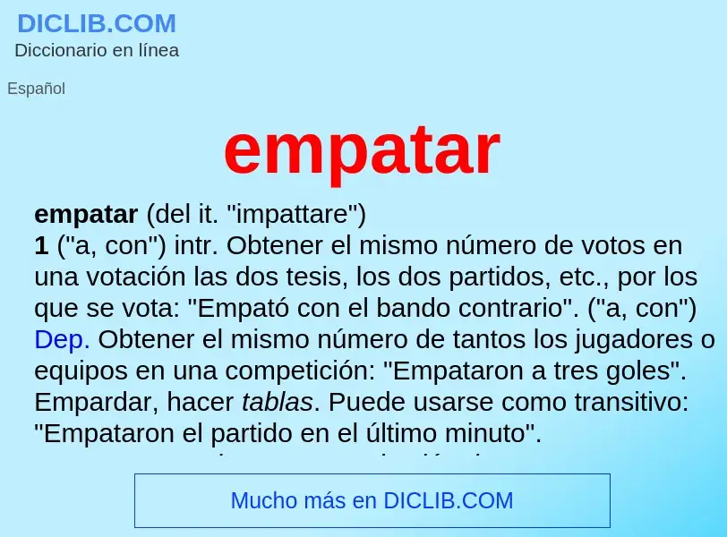 Wat is empatar - definition