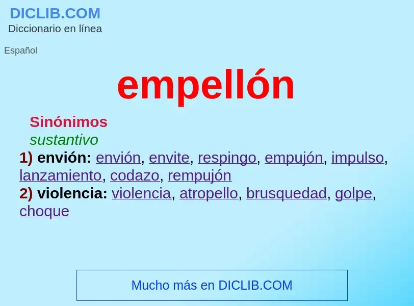 Was ist empellón - Definition