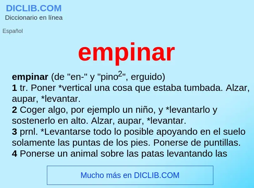 O que é empinar - definição, significado, conceito