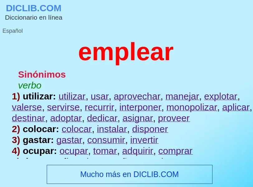 Wat is emplear - definition