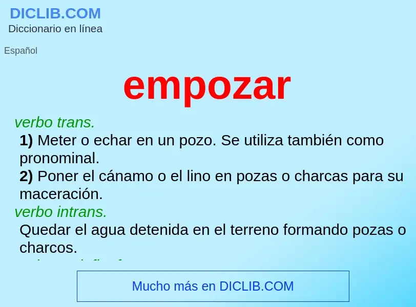 Wat is empozar - definition